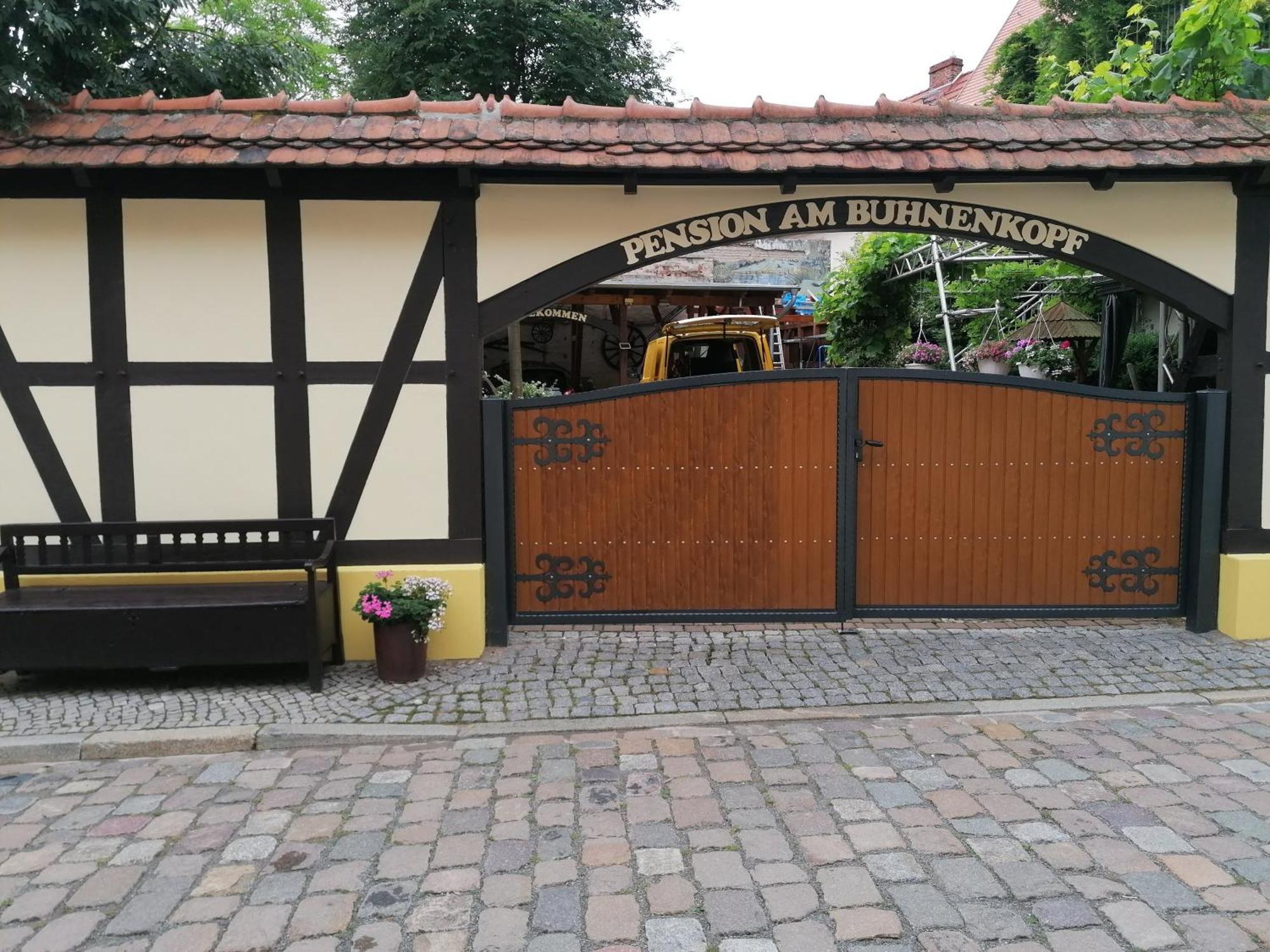 Pension Am Buhnenkopf Tangermünde المظهر الخارجي الصورة